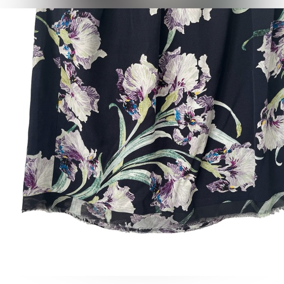 Club Monaco Floral Pencil Skirt Adamaris Iris Floral Print Size 10 Medium - Picture 6 of 13